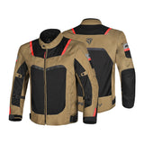 R-TECH SPIRAL MESH CHAQUETA DE MOTO VERANO HOMBRE MARRON NAGRO