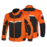 R-TECH SPIRAL MESH CHAQUETA DE MOTO VERANO HOMBRE NEGRO NARANJA