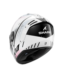SHARK  SPARTAN RS SPEED-TECH Blanco Violeta NEGRO Casco De Moto