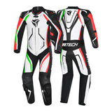 R-TECH DEFENDER GP 1 PC MONO DE MOTO NEGRO BLANCO ROJO VERDE