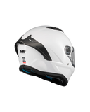 MT STINGER 2 PURE A0 CASCO INTEGRAL DE MOTO BLANCO PERLA BRILLO