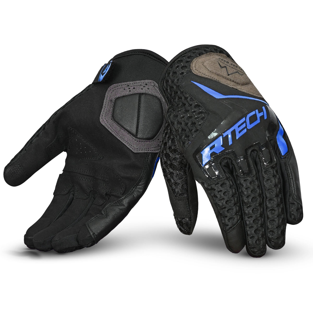 R-TECH  RIDE PRO VERANO GUANTES DE MOTO HOMBRE AZUL