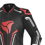 R-TECH DEFENDER GP 1 PC MONO DE MOTO HOMBRE NEGRO BLANCO ROJO