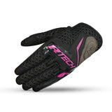 R-TECH  RIDE PRO VERANO GUANTES DE MOTO MUJER NEGRO FUSCHIA