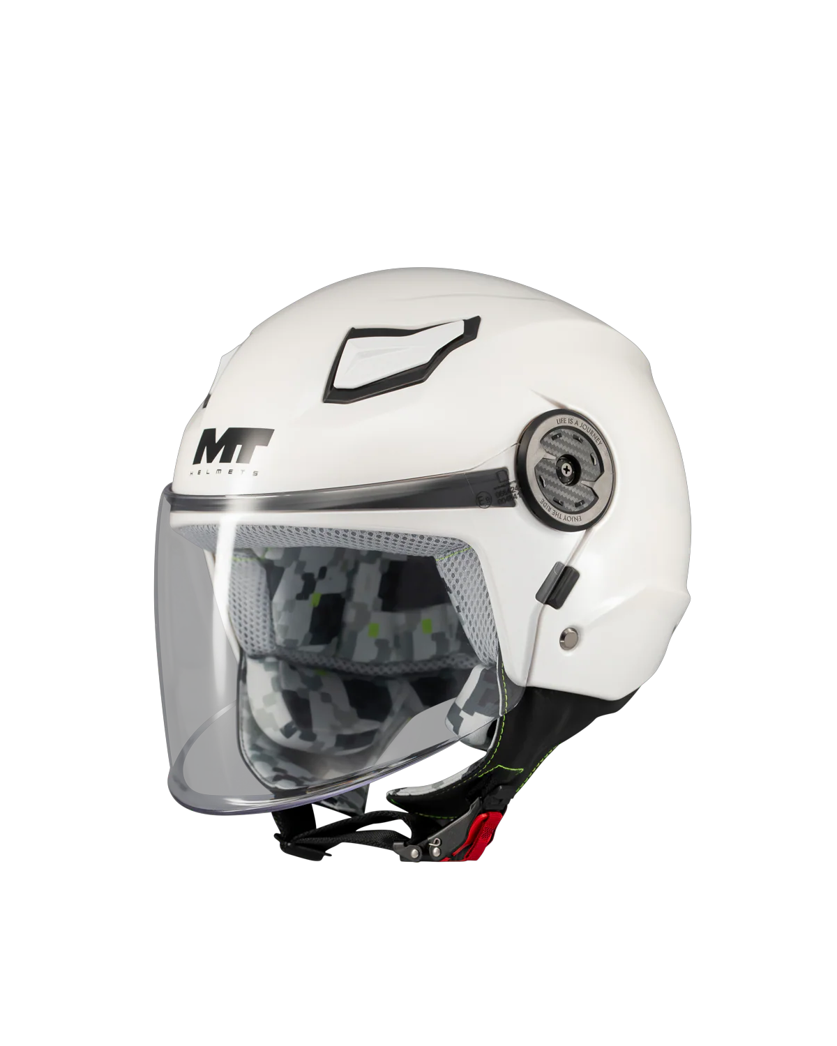 MT NINOS OF514 LITE PURE A0 CASCO ABERTO DE MOTO BRILLO