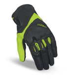 R-TECH KNIGHT RIDER GUANTS DE MOTO NEGRE GROC FLOU
