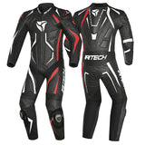 R-TECH DEFENDER GP 1 PC MONO DE MOTO NEGRE BLANC VERMELL