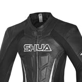 SHUA INFINITY 1PC MONO DE MOTO MUJER NEGRO BLANCO