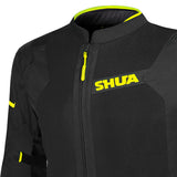 SHUA GRAVITY LITE TEXTIL JAQUETE DE MOTO HOME NEGRE GROC