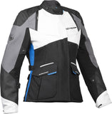 IXON BALDER LADY Textil Aventura Moto Chaqueta Negro Gris Azul