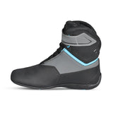 BELA BLAZE CUIR BOTA DE MOTO DONA NEGRE GRIS TURQUOISE