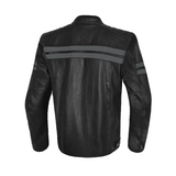 BELA STARK CHAQUETA DE MOTO PIEL GRIS OSCURO ANTRACITA