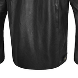 BELA STARK CHAQUETA DE MOTO PIEL GRIS OSCURO ANTRACITA