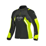 BELA ELANUR TEXTIL JAQUETE DE MOTO SENYORA NEGRE ANTHRACITA GROC