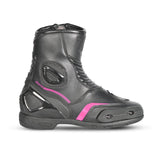 BELA FASTER 2.0 CARRERES BOTA DE MOTO DONA NEGRE ROSA