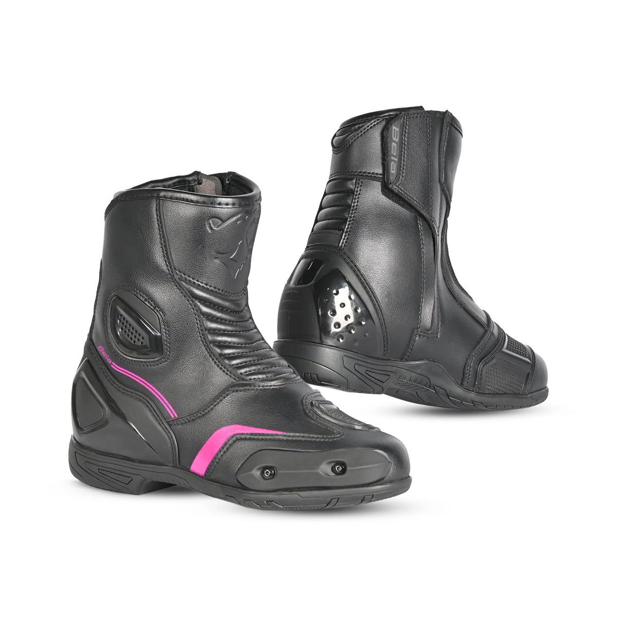 BELA FASTER 2.0 CARRERES BOTA DE MOTO DONA NEGRE ROSA