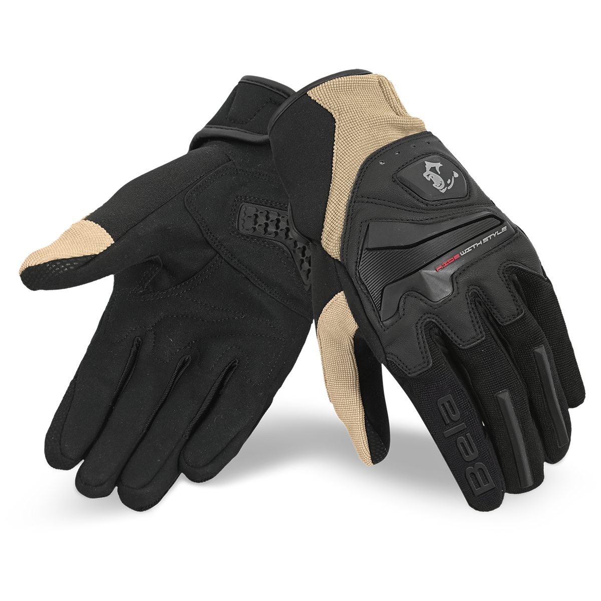 BELA STAR TEXTILE GUANTS DE MOTO HOMES SORRA NEGRE