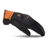BELA - Guante Textil Star Man Negro/Naranja