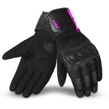 BELA TWIX TEXTIL GUANT DE MOTO DONA NEGRE ROSA