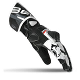 BELA LEMOX CUIR GUANTS DE MOTO NEGRE ANTHRACITA