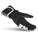BELA LEMOX CUIR GUANTS DE MOTO NEGRE ANTHRACITA