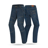 BELA - Pantalón Jeans Crack Azul Vaquero