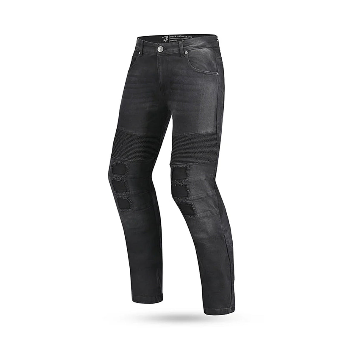 BELA - Pantalon Piston Denim 34L Jeans Negro