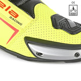 BELA SPEEDO 2.0 CUIR CARRERES BOTA DE MOTO NEGRE F,GROC