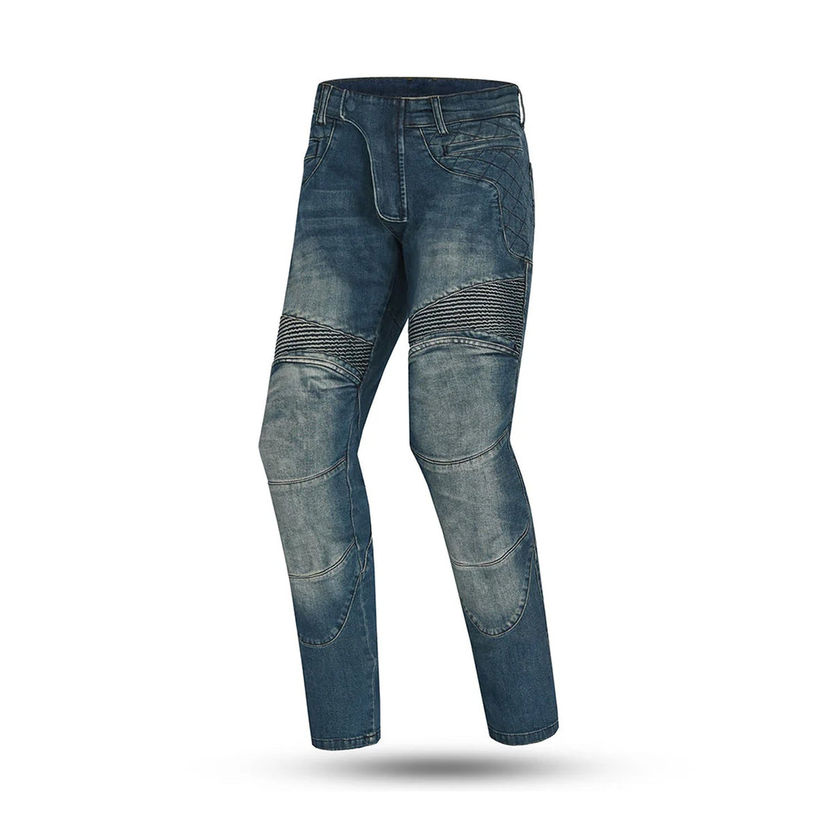 BELA ADAM JEANS DE MOTO HOMBRE AZUL