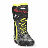 BELA  AIR RIDER GP-1 CARRERES BOTA DE MOTO NEGRE F,GROC