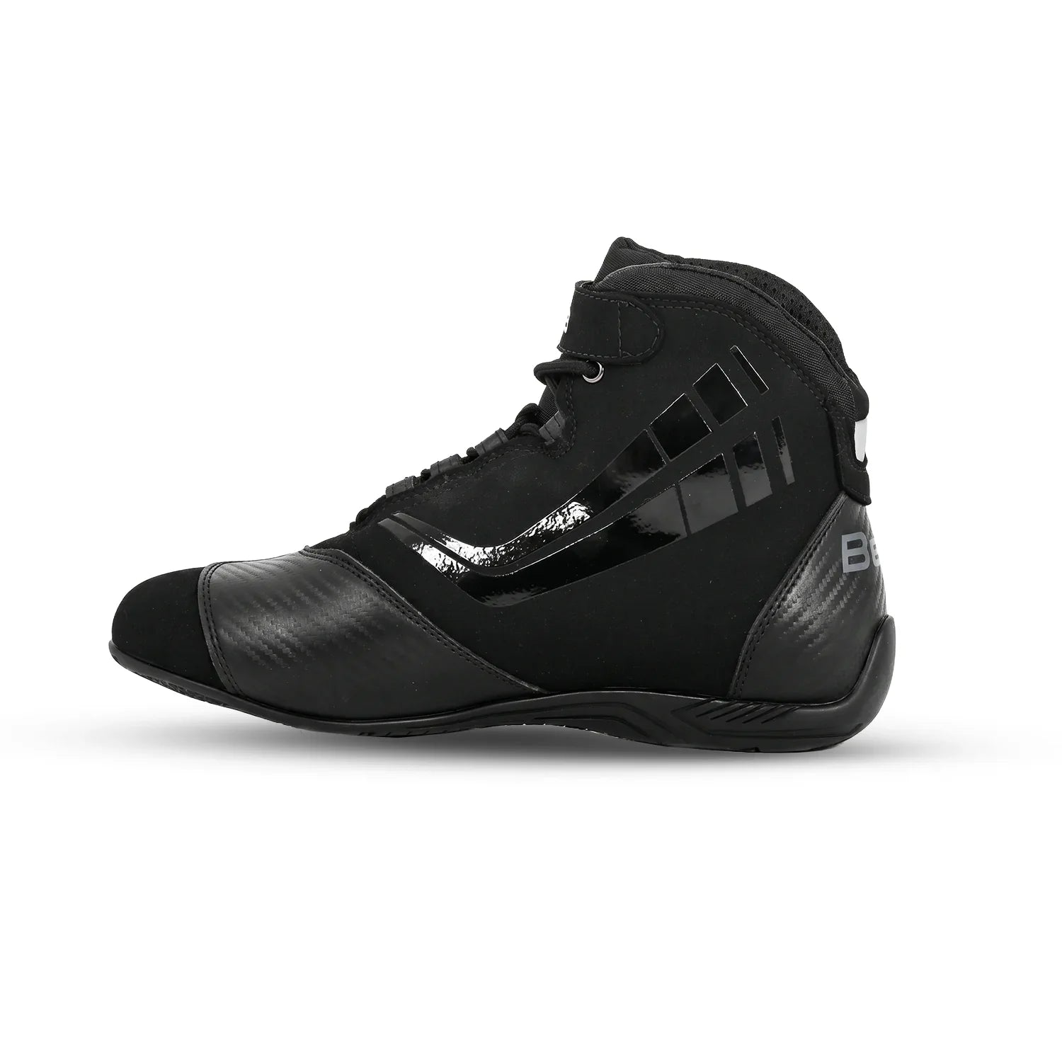 Botas de moto urbanas mujer BELA Kiva negro vista lateral