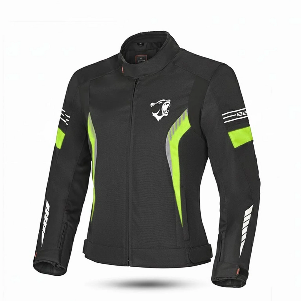 BELA BRADLEY CHAQUETA DE MOTO DE TEXTIL MUJER NEGRO AMARILLO FLOUR