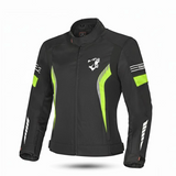BELA BRADLEY CHAQUETA DE MOTO DE TEXTIL MUJER NEGRO AMARILLO FLOUR