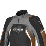 BELA CORDANIEL CHAQUETA DE MOTO HOMBRE MOTO NEGRO MARRON