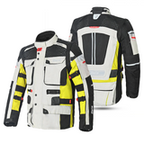 BELA CROSSROAD EXTREME WP 3 IN 1 CHAQUETA DE MOTO DE HOMBRE HIELO GRIS AMARILLO FLOUR
