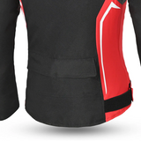 BELA ELANUR CHAQUETA DE MOTO MUJER NEGRO ANTRACITA ROJO