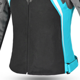 BELA ELANUR CHAQUETA DE MOTOCICLETA MUJER NEGRO TURQUESA