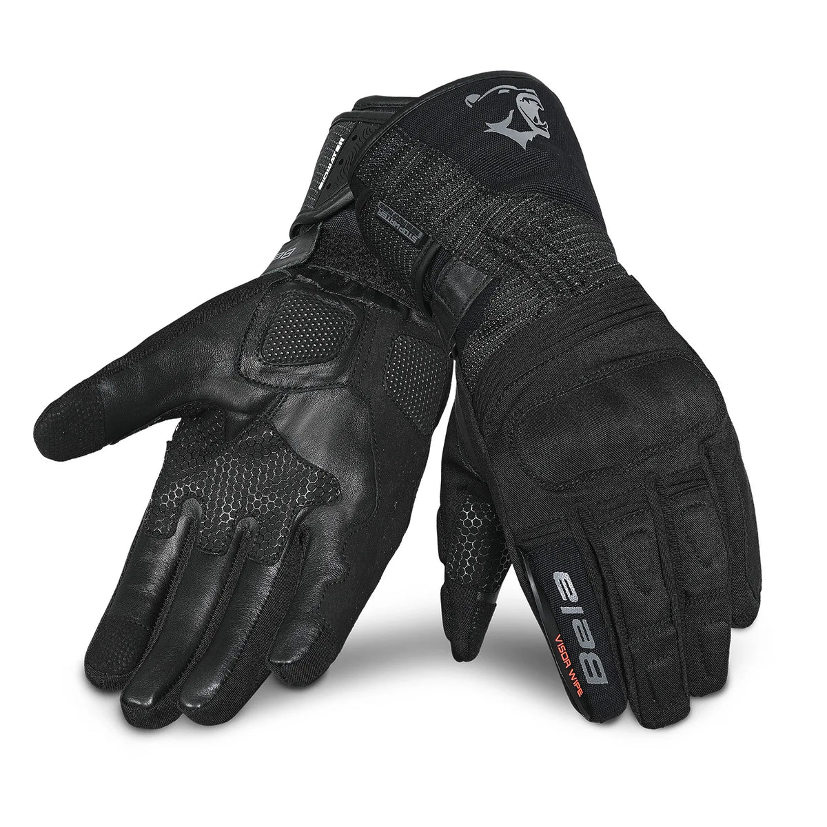 BELA STORM WINTER WP  TEXTILE GUANTS  DE MOTO NEGRE