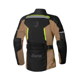 BELA HURRICANE 3 IN 1 MUJER MOTO CHAQUETA NEGRO ARENA F,AMARILLO