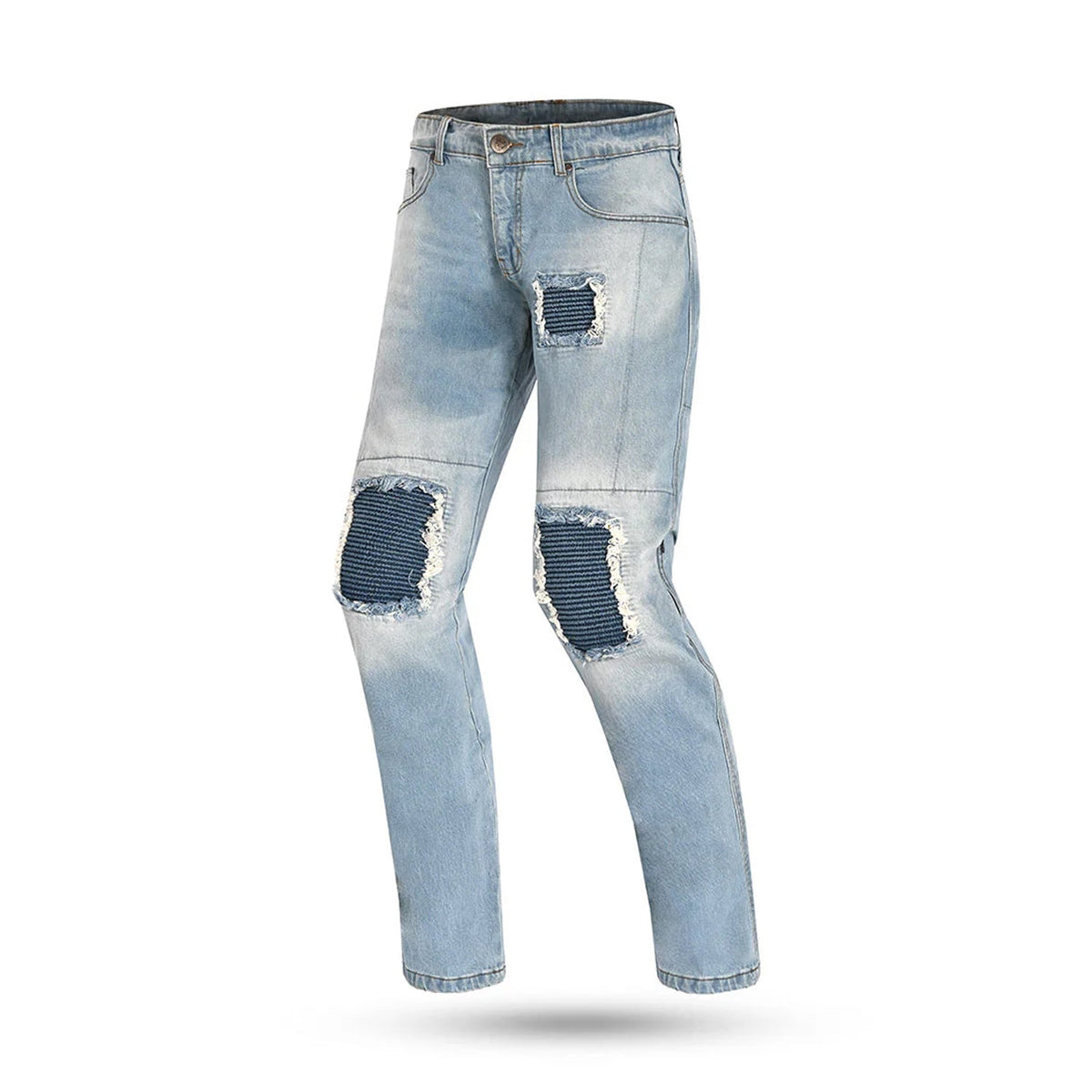 BELA JOHN JEANS DE MOTO HOMBRE CE APROBADO AZUL