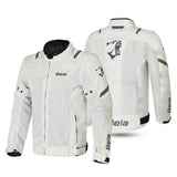 BELA MESH PRO TEXTIL DE JAQUETE DE MOTO VERANO HOMES HIELO