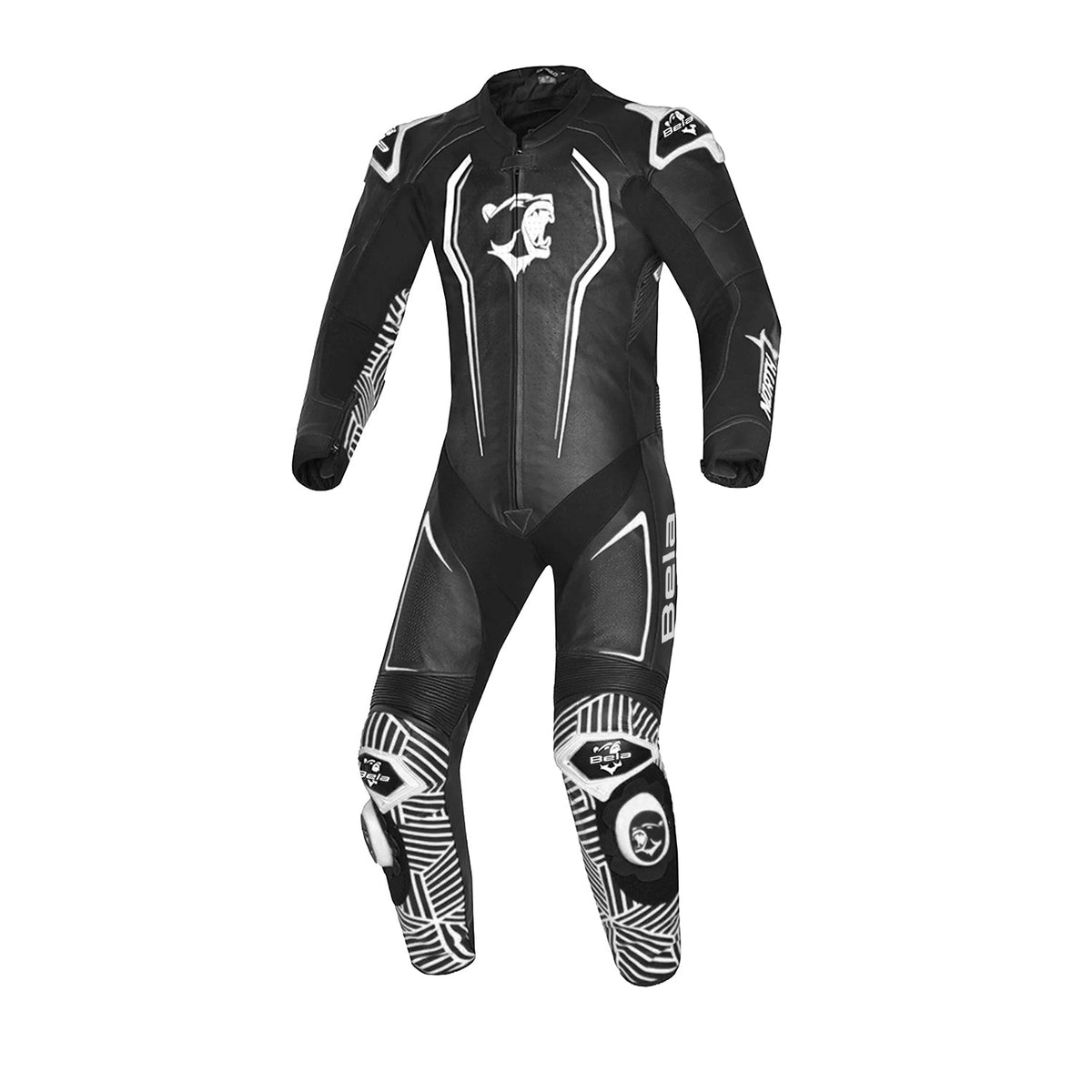 BELA NORTH STAR 1 PC MONO DE MOTO NEGRO BLANCO