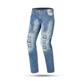 BELA PISTON PANTALON DE HOMBRE JEANS 32L  AZUL CON SPRAY
