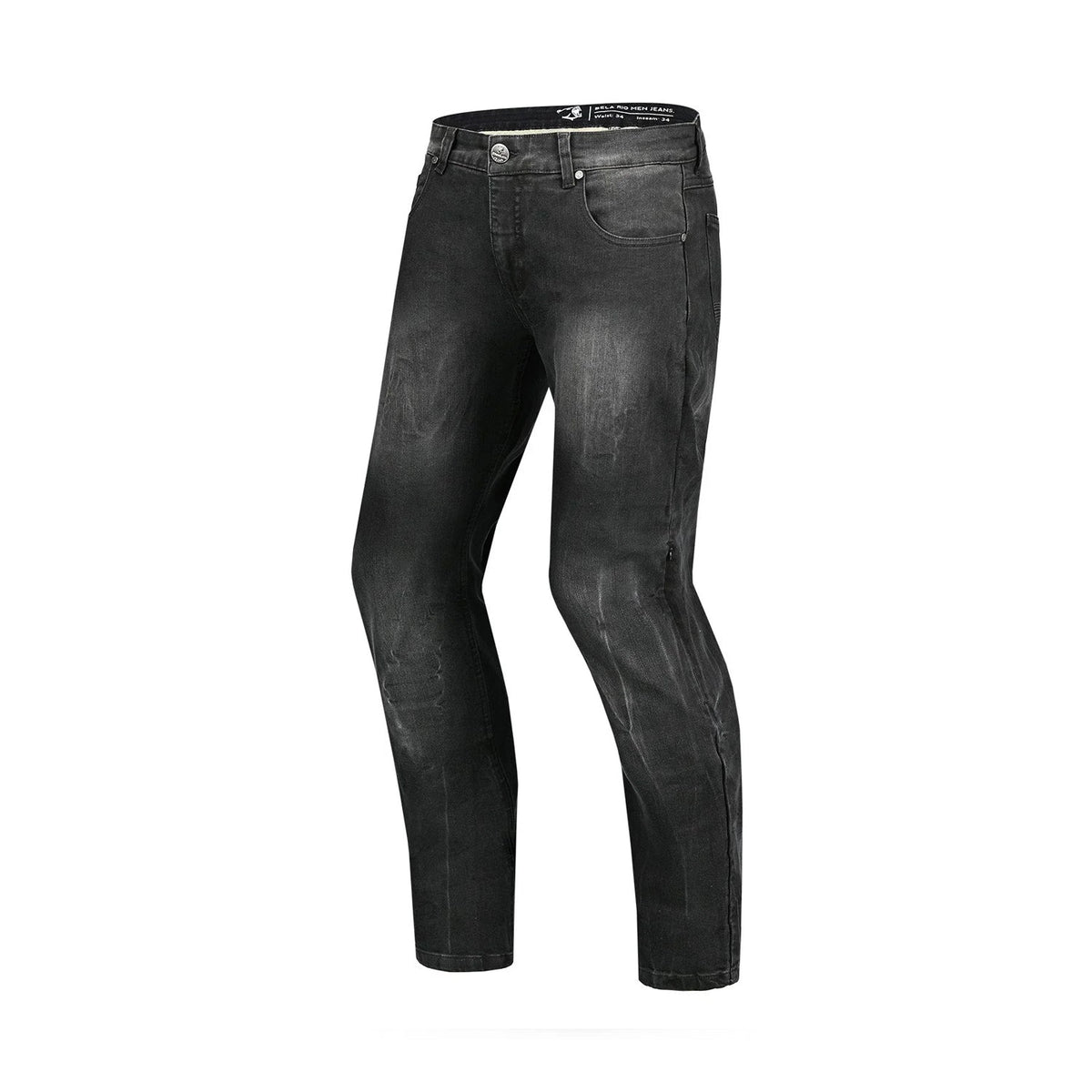 BELA RIO JEANS DE MOTO HOMBRE 34L NEGRO DYE