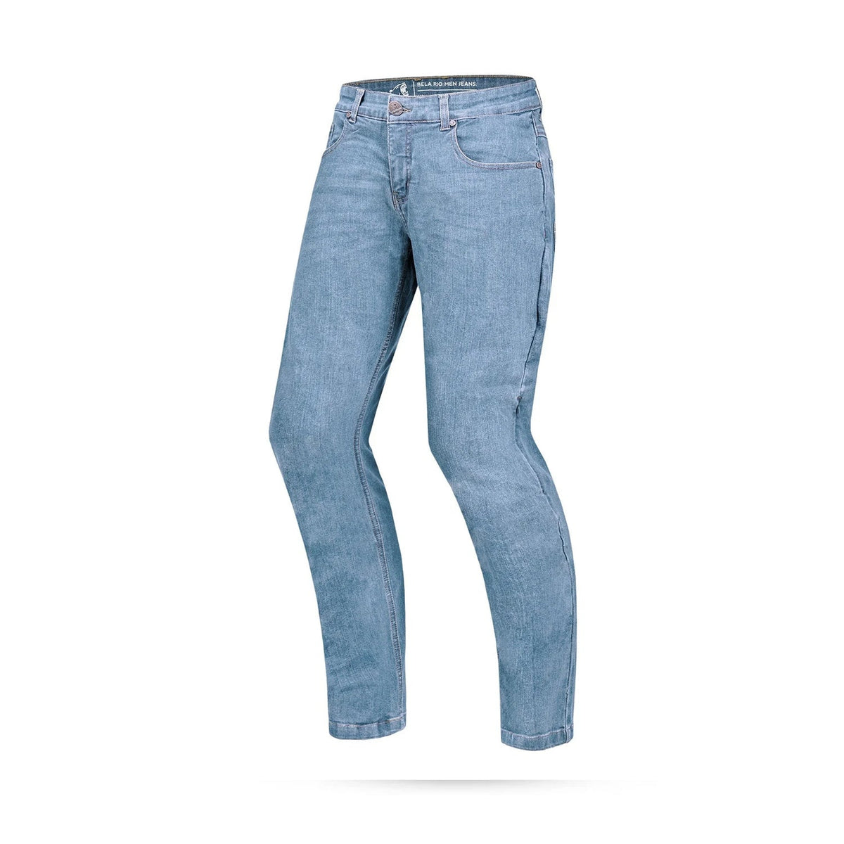 BELA RIO JEANS DE MOTO HOMBRE LIGHT AZUL