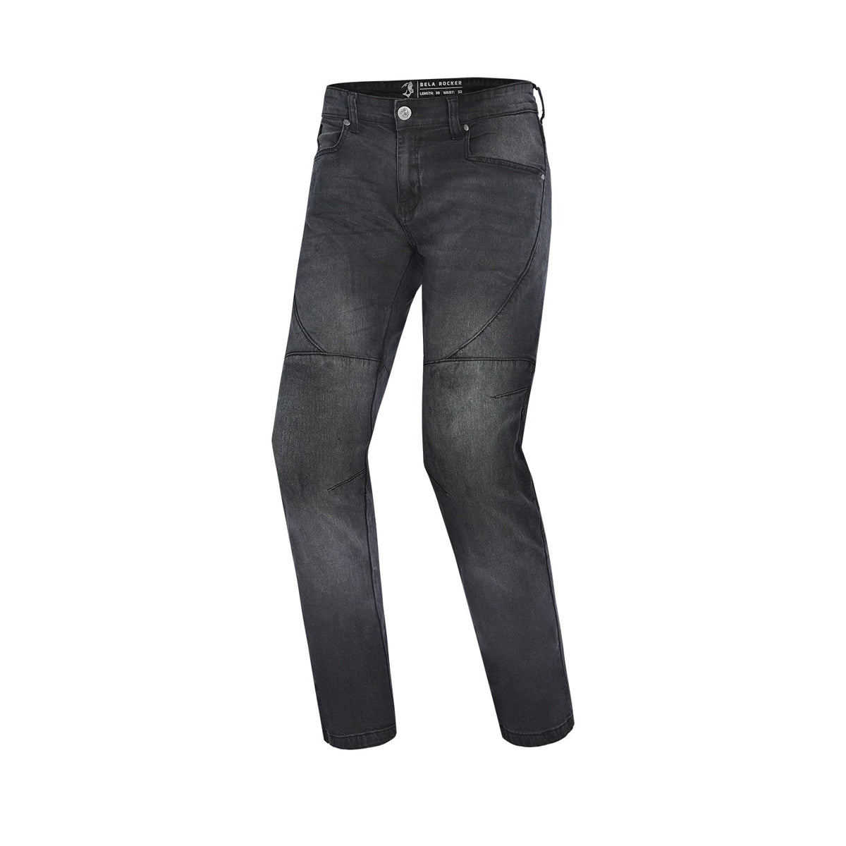 BELA ROCKER JEANS DE MOTO HOMBRE 34L NEGRO