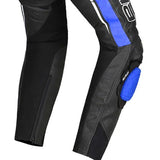 BELA ROCKET PANTALÓN MOTO PIEL HOMBRE NEGRO AZUL