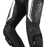 BELA ROCKET PANTALÓN MOTO PIEL HOMBRE NEGRO BLANCO