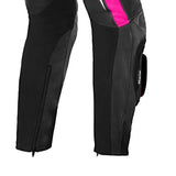 BELA ROCKET PANTALON DE MOTO MUJER PEIL NEGRO ROSA