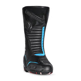 BELA STRIP GIRA CUIR DONA BOTA DE MOTO NEGRE TURQUESA